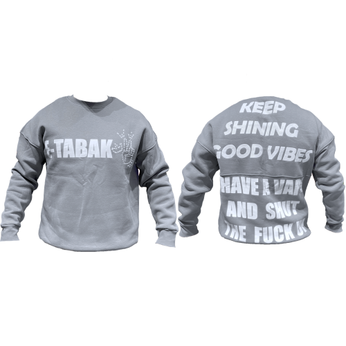 bluza e tabak peace szara front.png