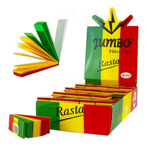 Tipy Jumbo Rasta Filter Tips (100pcs) (36221)