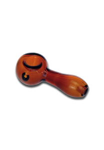 Lufka Handpipe glass amber (161873-45)