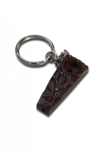 Lufka Rosewood 1-Hitter Pipe as Keychain Fob (160796)