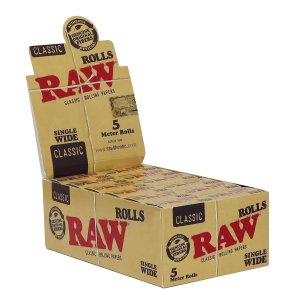 Bletki RAW Classic Rolls Single Wide 5m Box/24 - 5m [716165250135] [13208]