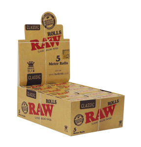 Bletki RAW Classic Rolls Slim 5m Box/24 - 5m [716165250142] [13209]