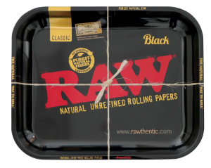 RAW BLACK METAL ROLLING TRAY [13922] [716165286424]