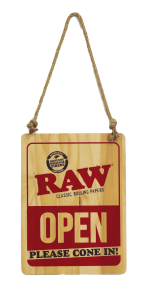 RAW WOODEN SIGN - PLEASE CONE IN [13132] [716165159636]