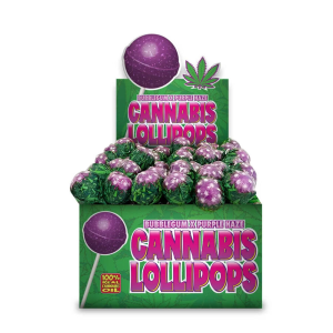 The Hempy Lab Cannabis Lollipops Purple Haze (70pcs/display) [72848]