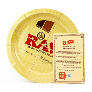 RAW Metal Round Rolling Tray 31cm [32754]