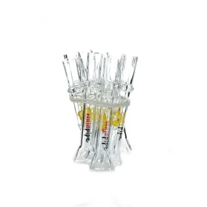 Lufka szklana YELLOW BALLS WUJO 8 cm L-225