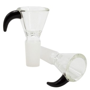 Glass Bowl SG: 18.8mm with Handle + 3mm Hole [01564]