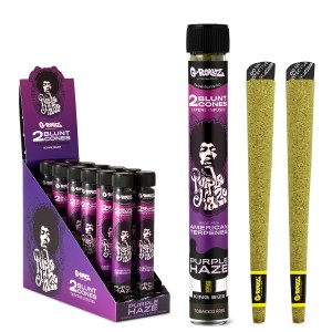 G-Rollz | Terpene Infused Cones 'Purple Haze' (12 Pack Display, 24 Cones) [RD1532A-DIS]