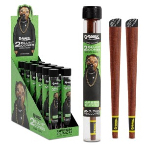 G-Rollz | 'The Dog' Terpene Infused Cones 'Green Punch' (12 Pack Display, 24 Cones) [PR1535B-DIS]