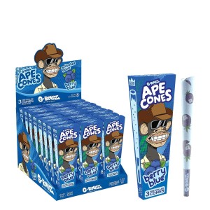G-Rollz  Ape Cones Berry Blue - 3 Pop Cones (24 Pack Display) AA1180KB-DIS]