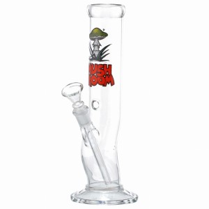 Bongo Mushroom | Bolt Glass Bong-H:26cm-Ø:45mm-Socket:14.5mm-8pcs [01068]