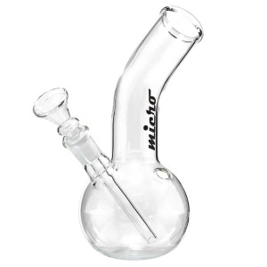 Bongo Micro | Glass Bong - H:18cm- Ø:36mm- Socket:14.5mm [01188]