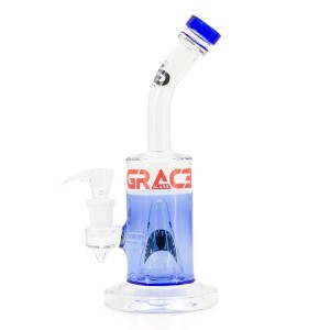 Bongo Grace Glass | Shark Attack (Ocean Blue) - H:27.5cm - Ø:65/25mm - SG:18.8mm [G4BL]