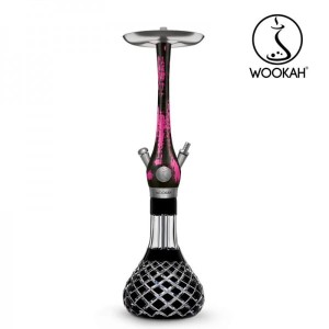 SHISHA WOOKAH - Mastercut Check Black - BlackPink 65cm