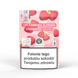 Susz Konopny CBD Strawberry Gelato z akcyzą 3g