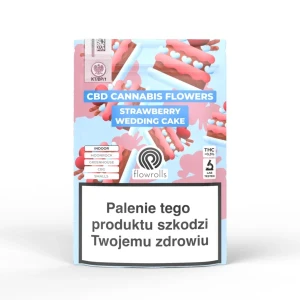 Strawberry Wedding Cake susz konopny CBD z akcyzą 2g