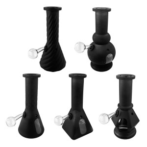 Fajka Bongo Mini (S) - Black (mix) 15cm