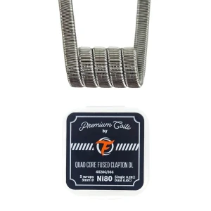 Quad Core Fused Clapton DL Ni80 0.20Ω (10pcs) - Fumytech