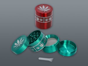 GRINDER Z MOTYWEM LIŚCI KONOPI 1-2251