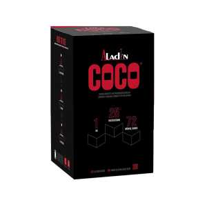 Węgiel Kokosowy do Shishy ALADIN COCO 25mm - 1kg