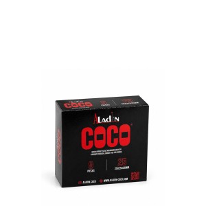Węgielki Naturalne do Shishy Aladin Coco Mini 9szt. 25mm