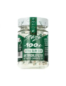 Filtry węglowe Purize XTRA Slim White 100 szt. śr. 6 mm