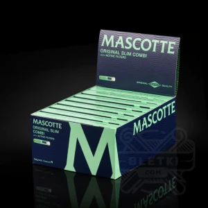 Bibułki Mascotte Slim Combi + filtry z węglem aktywnym Active Filters ZC05