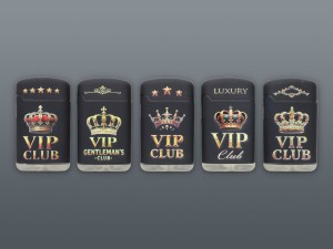 ELEGANCKA ZAPALNICZKA JET - VIP CLUB 4-0632