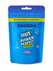  Żelki Konopne OUT! Power - Jagoda (100g)