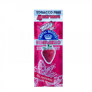 Royal Blunts Strawberry 4 hemp wraps