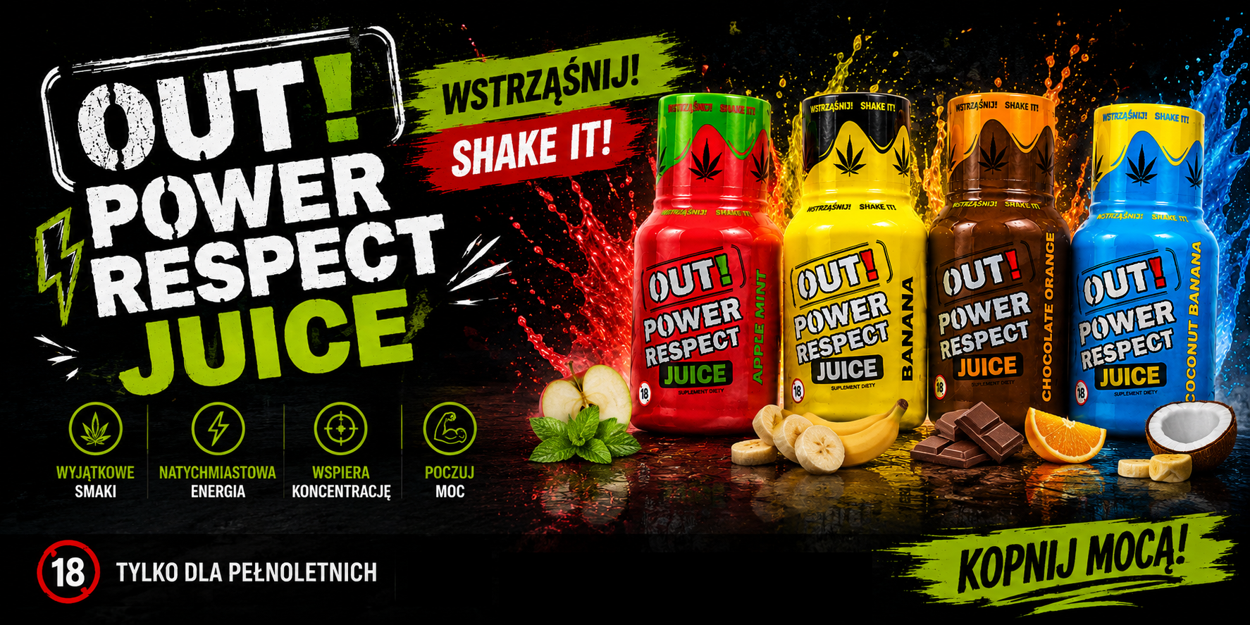 Baner Out! Power!